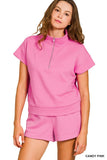 Scuba Half ZipTop w/Dolphin Shorts Set