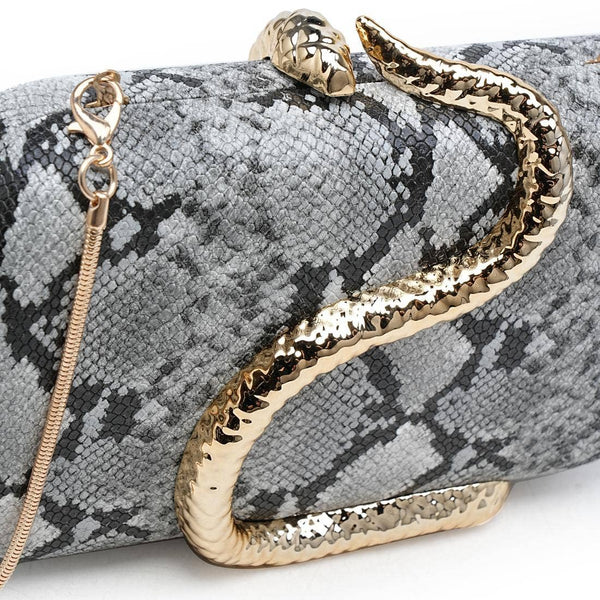 Reputation-Snake Evening Bag