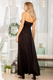 The Maddy Tube Solid Ruffled Maxi