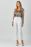 Mystree Cropped Flattering Bottom Trousers