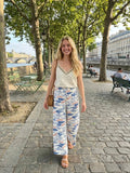 Tomato-and-Sardine Printed Pants