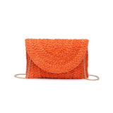 Aegean Straw Clutch