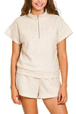 Scuba Half ZipTop w/Dolphin Shorts Set