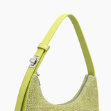 Luna Coastal Straw Shoulder Purse