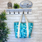 Block Printed Canvas Bag - Seabed Treasures
