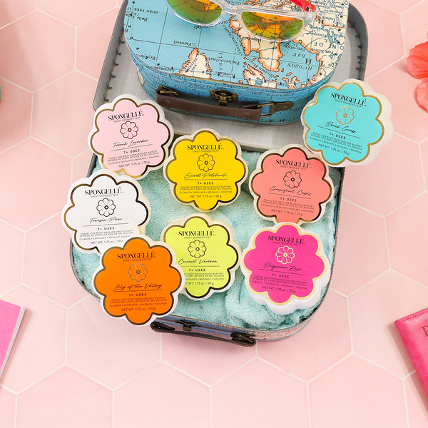 Spongelle Daisy Spongette Travel Soap Sponge