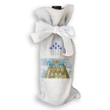 Dock with The Blues: Brass Ornament / 3” x 3”