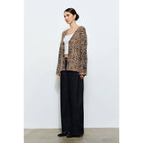Roxanne Print Cardigan - Leopard