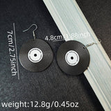 Vinyl Record Earrings