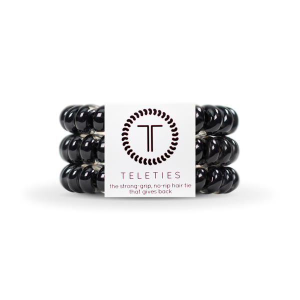 Spiral Hair Coils | Large | Jet Blac Hair Ties