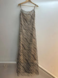 Animal Print Italian Mesh Print Dress