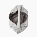Wanderlust Tote Scrunchie Hobo Bag - White