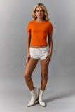 Double Lined Short Sleeve Baby Tee
