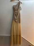 The Primavera One Shoulder Mesh Bottom Dress