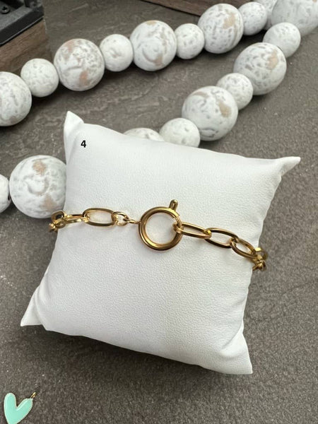 Charm Bar Bracelets: Toggle