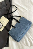 Davon Denim Pocket Patch Tote Bag