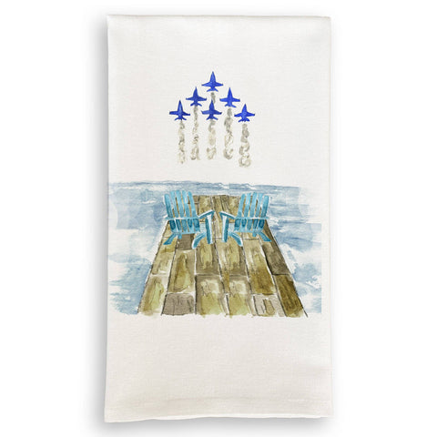 Dock with The Blues: Dishtowel