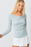 Mystree Modal Knotted Neck Top