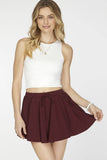 Savannah Game Day Knit Flutter Mini Skirt