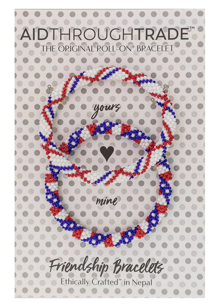 Patriotic Roll-On® Friendship Bracelets