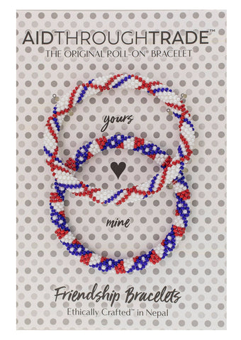 Patriotic Roll-On® Friendship Bracelets