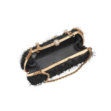Maxi Evening Bag: Black