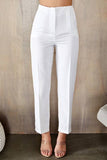 FINAL SALE: Venti6 Solid Zip Up Creased Dress Pants