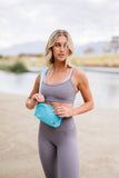 Nylon Belt Bum Bag- Aqua RTS