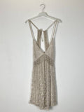 Italian Riviera Embroidered Strappy Mini Dress