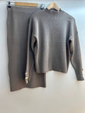 Sophisticated Sweater and Skirt Set