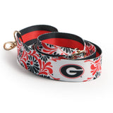 Georgia Bulldogs Floral Purse Strap – 1.5"