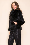 Sarah Jessica Minky Fur Jacket