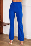 Venti6 Side Zipper Flared Dress Pants