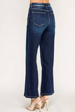 Petra High Rise Patch Pocket Wide Leg Jeans