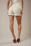 Low Waist Lace Short -White