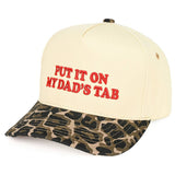 Put it on My Dad’s Tab Trucker Cap - Cow