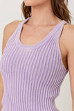 Mystree Washed Sweater Tank Top