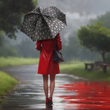 Wine Bottle Umbrella - Midnight Black