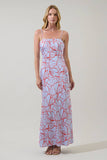 Cerys Floral Tirza Maxi Dress- Lavender Multi