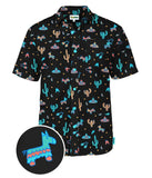 Midnight Fiesta Hawaiian Shirt - Men's Piñata Button Down: S