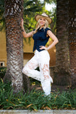 Thalia Lace Mix Sold Party Pants