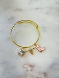 Charm Bar Bracelets: Toggle
