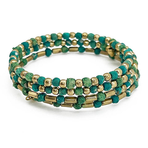 Aasha Chic Seagrass Coil Bracelet