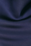 The Selena Scarf Fitted Satin Mini Dress