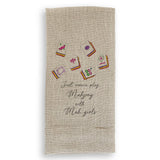 Mahjong with Mah Girls: Dishtowel