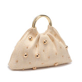 Harper Evening Bag: Natural