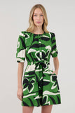 Samrie Shift Mini Dress Rainforest: KELLY-CREAM