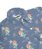 Gator Flavor Hawaiian Shirt - Men's Fun Vacation Button Dow