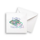 Mardi Gras Oyster: Dishtowel