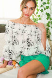 Off The Shoulder Tiered Floral Blouse
